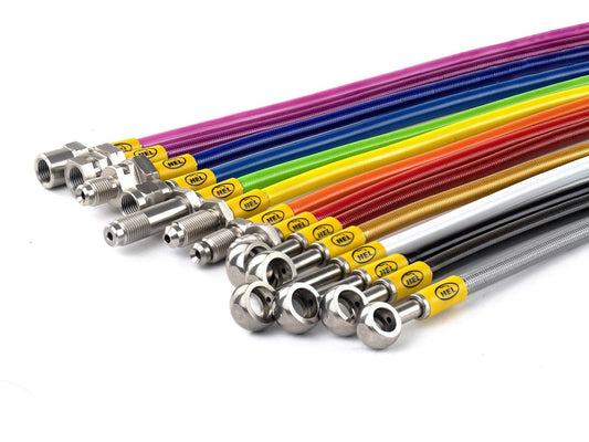 HEL PERFORMANCE HBF0002 Aprilia RS 660 (2020+) Flexible Braided Brake Lines Kit (OEM replacement; ABS version)