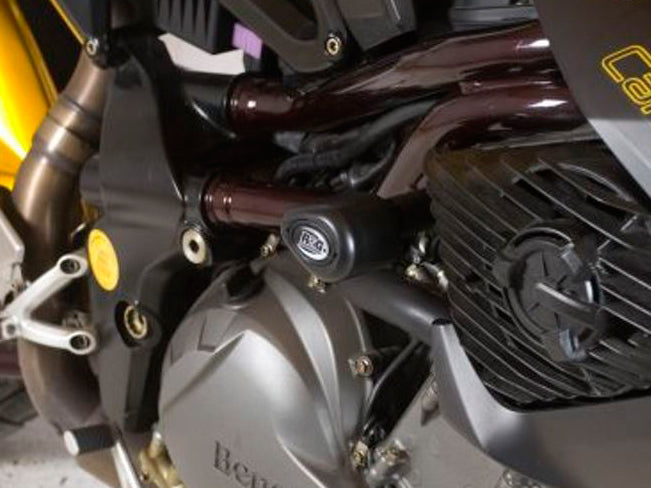 CP0325 - R&G RACING Benelli TNT 1130 Cafe Racer Frame Crash Protection Sliders "Aero"