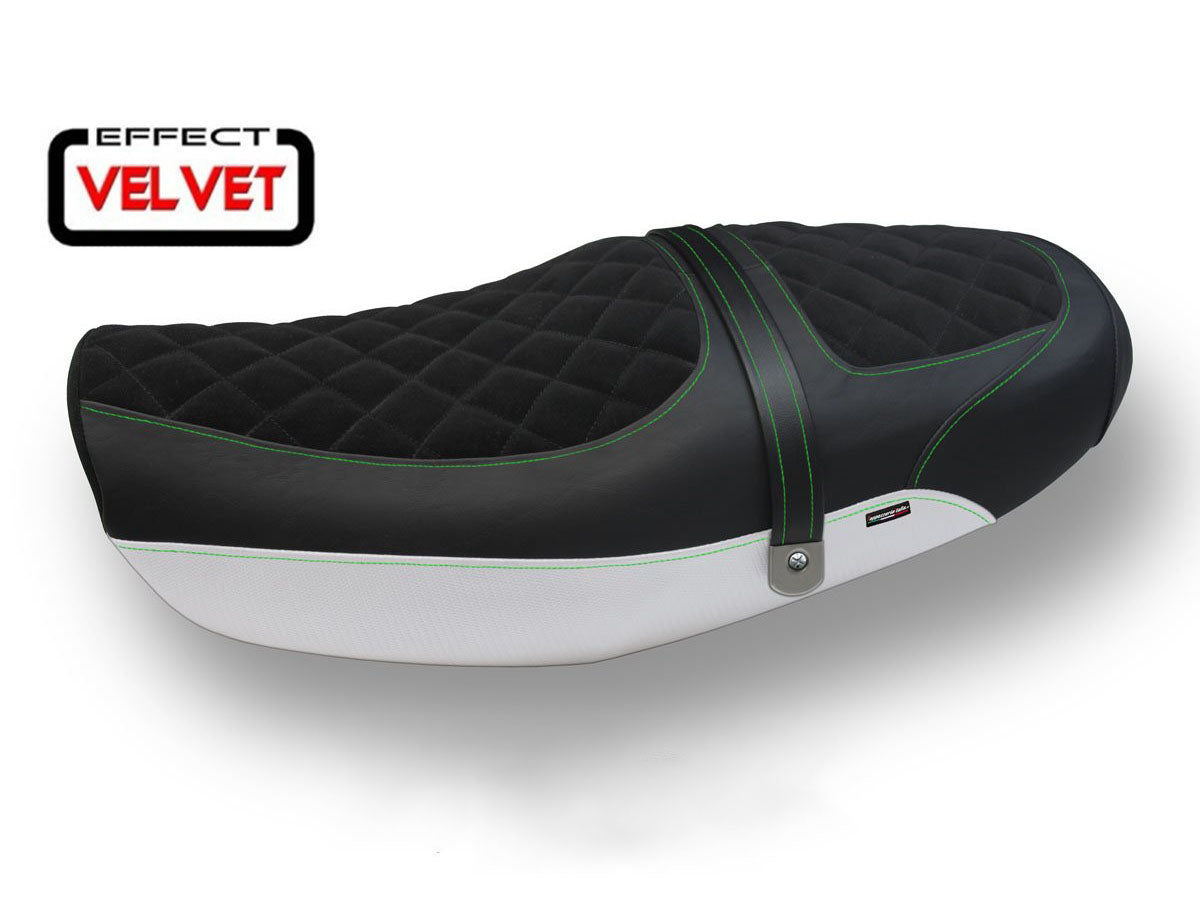 TAPPEZZERIA ITALIA Kawasaki Z900RS (2018+) Velvet Seat Cover "Natal 1"