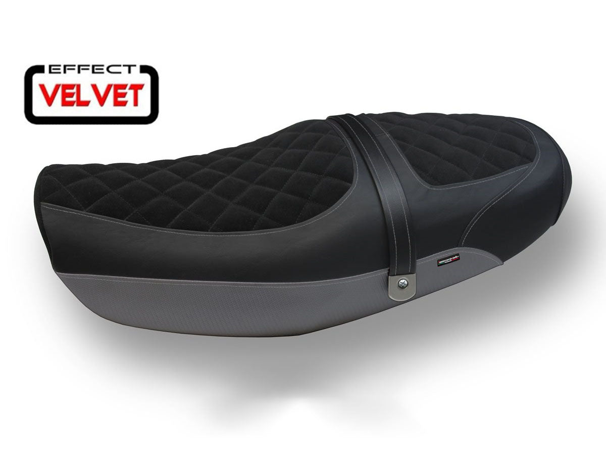TAPPEZZERIA ITALIA Kawasaki Z900RS (2018+) Velvet Seat Cover "Natal 1"