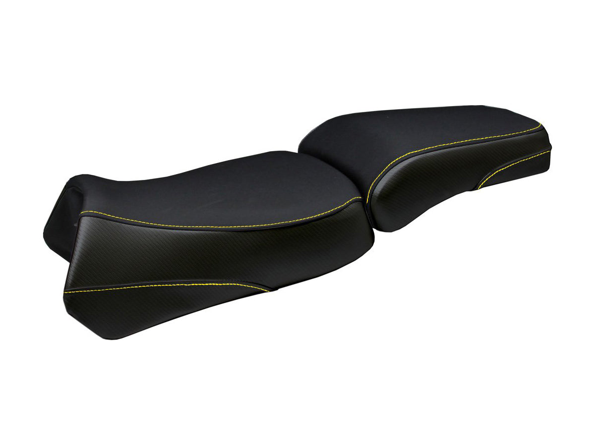TAPPEZZERIA ITALIA Yamaha Super Tenere 1200 (2012+) Seat Cover "Messina Total Black"