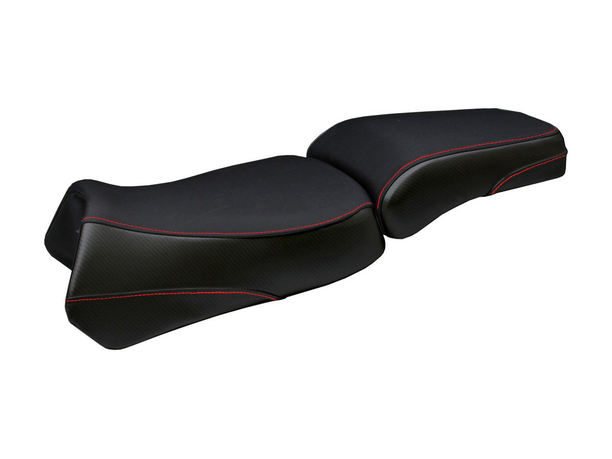 TAPPEZZERIA ITALIA Yamaha Super Tenere 1200 (2012+) Seat Cover "Messina Total Black"
