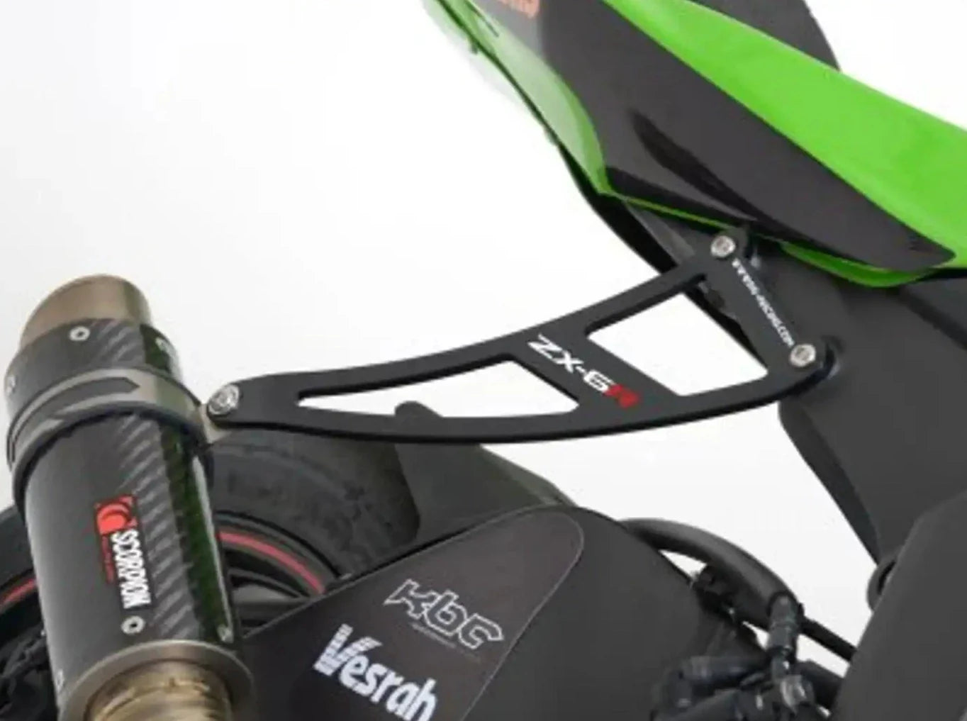 EH0043 - R&G RACING Kawasaki ZX-6R (2009+) Exhaust Hanger & Blanking Plate Kit