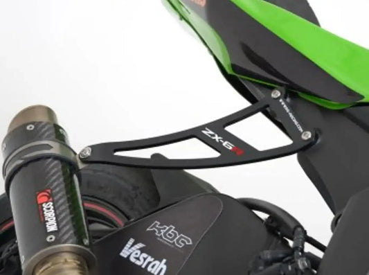 EH0043 - R&G RACING Kawasaki ZX-6R (2009+) Exhaust Hanger & Blanking Plate Kit
