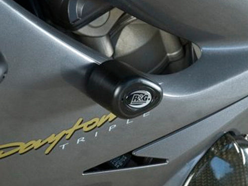 CP0309 - R&G RACING Triumph Daytona 675 (06/12) Frame Crash Protection Sliders "Aero"