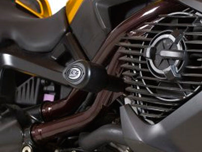CP0325 - R&G RACING Benelli TNT 1130 Cafe Racer Frame Crash Protection Sliders "Aero"