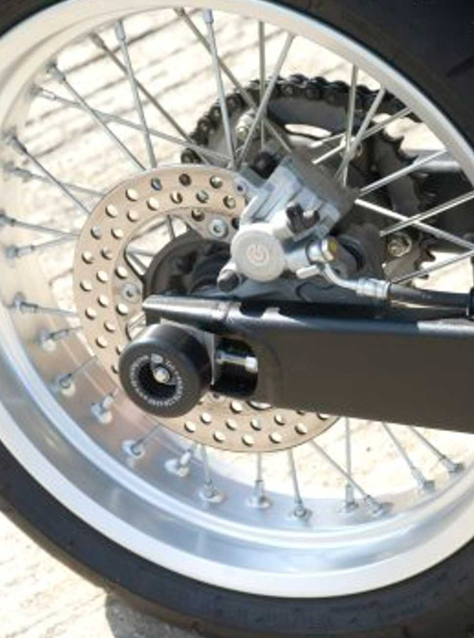 SP0043 - R&G RACING Husqvarna 630 SMR  (2011+) Rear Wheel Sliders (swingarm)