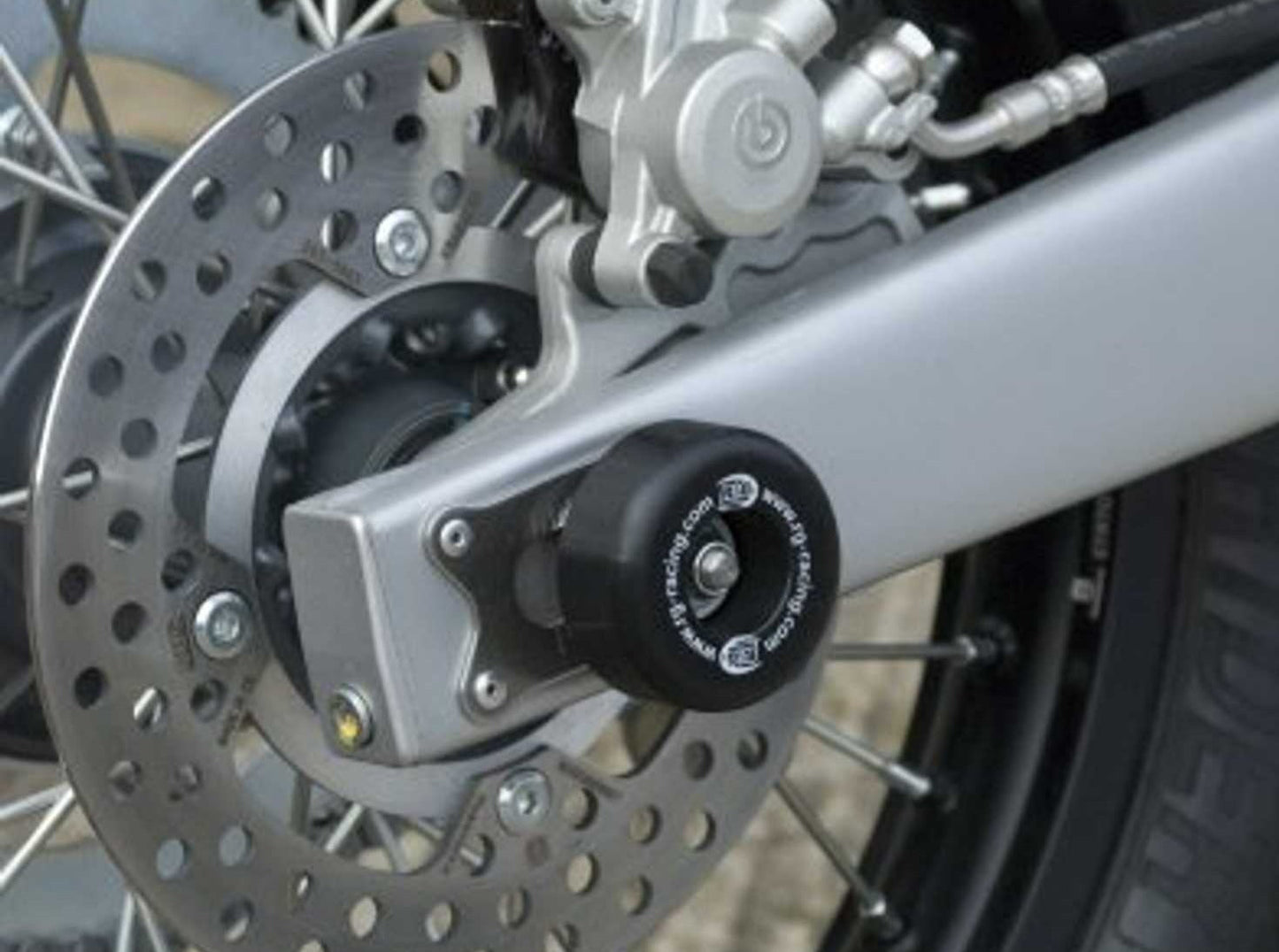 SP0042 - R&G RACING Husqvarna TE125 / SMR 630 Rear Wheel Sliders (swingarm)