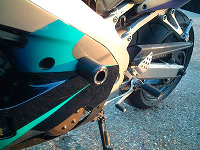 CP0023 - R&G RACING Kawasaki ZX-9R (98/01) Frame Crash Protection Sliders "Classic"