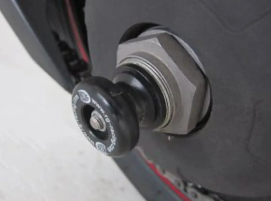 SS0038 - R&G RACING Triumph Tiger 1050 Sport (13/18) Rear Wheel Sliders (paddock stand bobbins)
