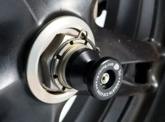 SS0007 - R&G RACING Triumph Daytona 955 / Speed Triple Rear Wheel Sliders (paddock stand bobbins)
