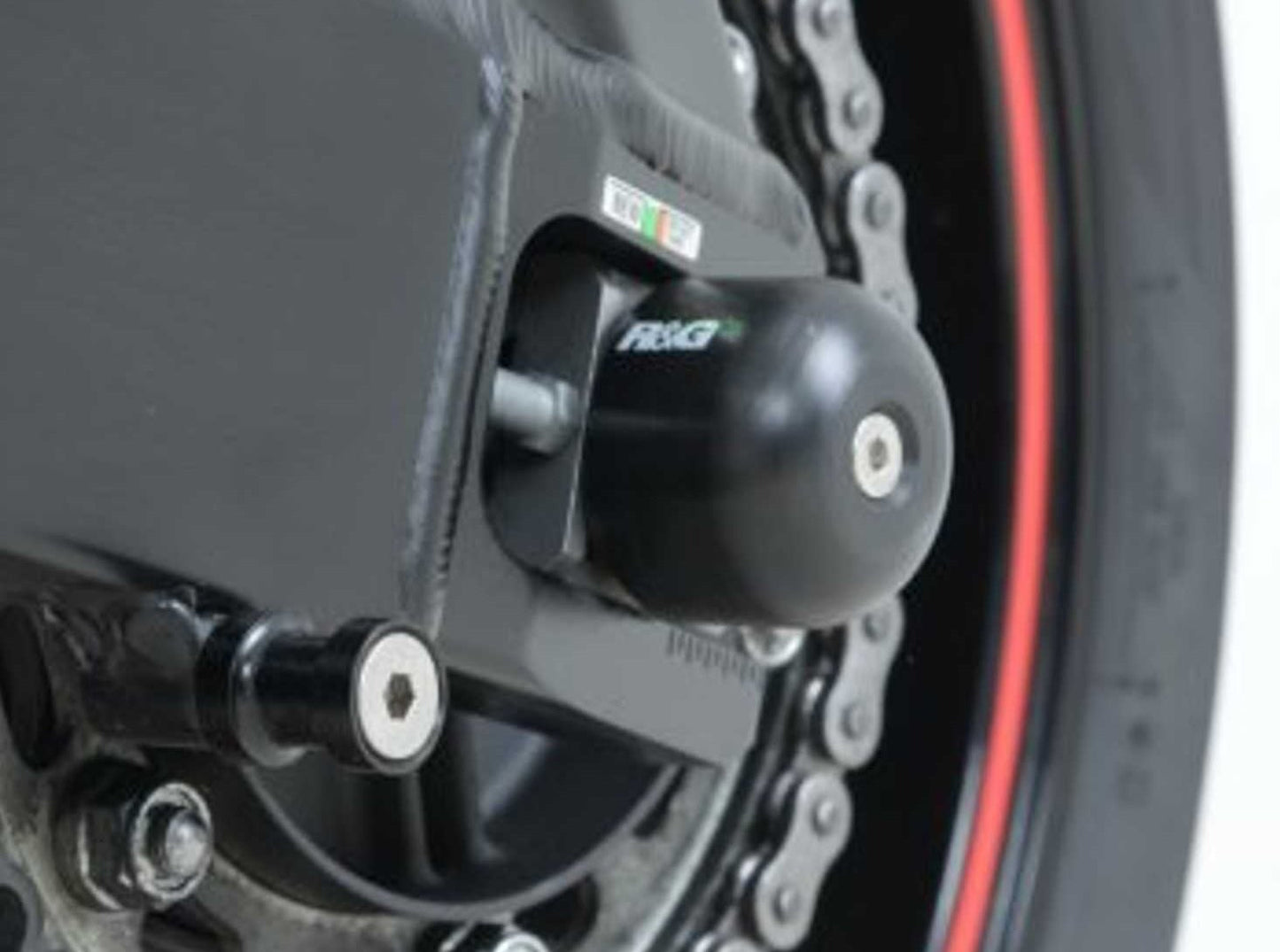 SP0053 - R&G RACING ZERO DS / S / SR / Rieju RS3 125 Rear Wheel Sliders (swingarm)