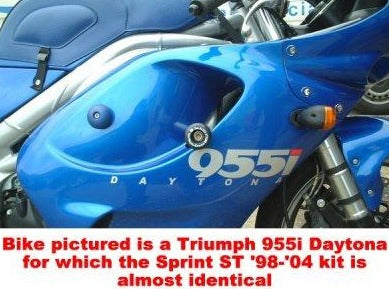 CP0036 - R&G RACING Triumph Sprint ST/Tiger 955i Frame Crash Protection Sliders "Classic"