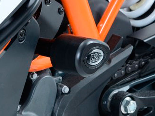 CP0377 - R&G RACING KTM 125 / 200 / 390 RC (14/21) Frame Crash Protection Sliders "Aero"