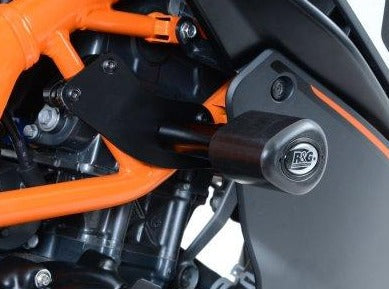 CP0377 - R&G RACING KTM 125 / 200 / 390 RC (14/21) Frame Crash Protection Sliders "Aero"