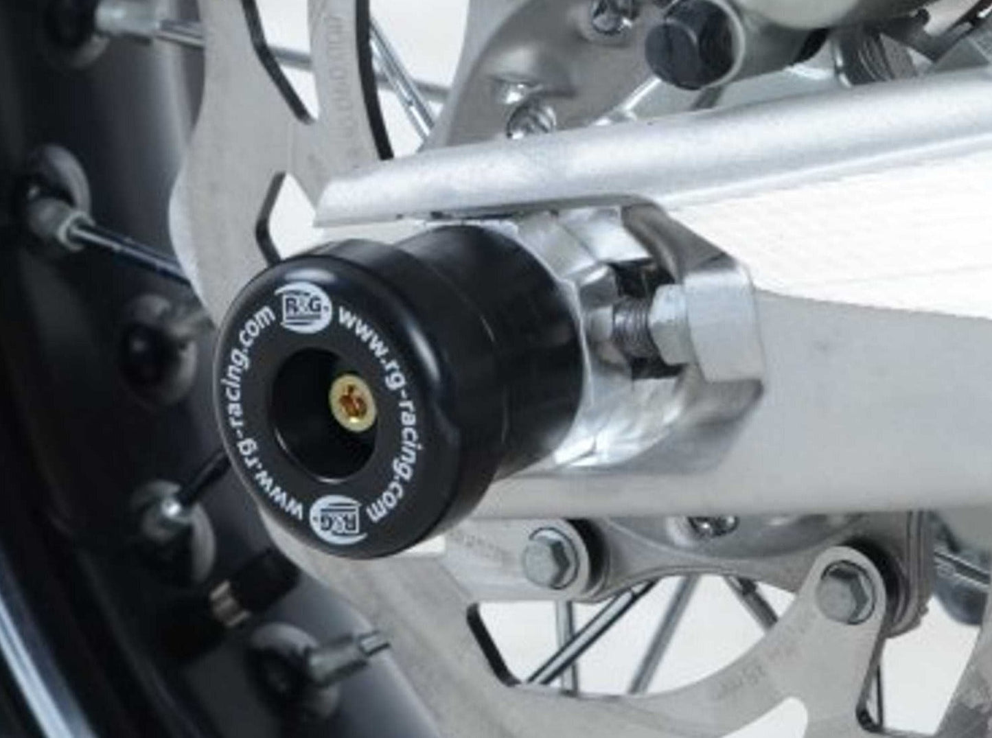 SP0065 - R&G RACING Husqvarna FS 450 / Moto Morini Corsaro Rear Wheel Sliders (swingarm)