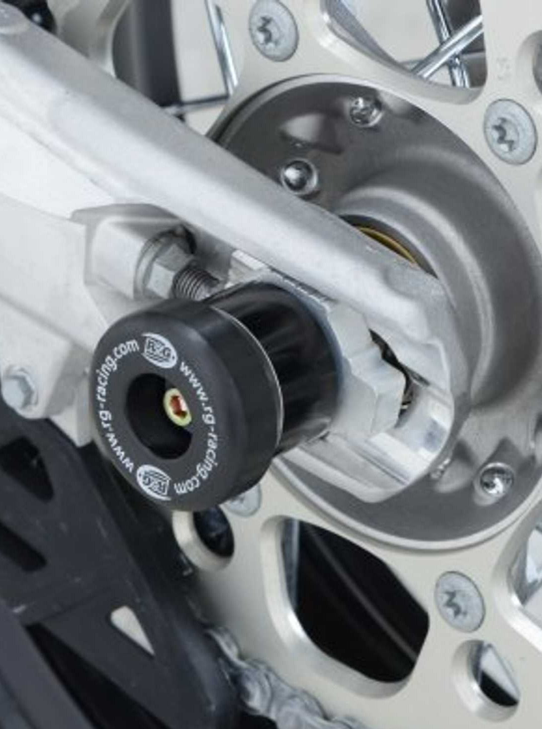 SP0065 - R&G RACING Husqvarna FS 450 / Moto Morini Corsaro Rear Wheel Sliders (swingarm)