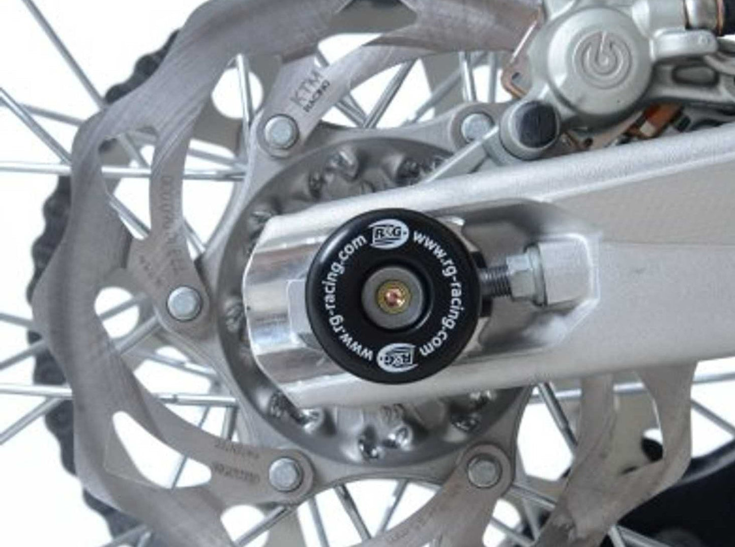 SP0065 - R&G RACING Husqvarna FS 450 / Moto Morini Corsaro Rear Wheel Sliders (swingarm)