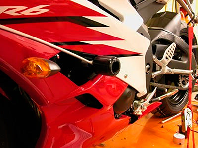 CP0167 - R&G RACING Yamaha YZF-R6 (06/16) Frame Crash Protection Sliders "Classic"