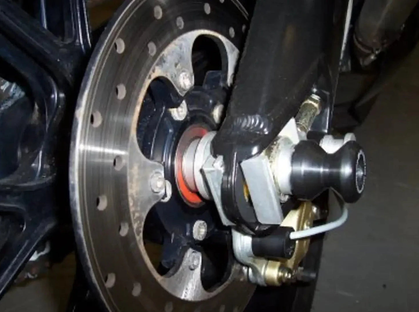 SS0014 - R&G RACING Benelli Tornado RS Rear Wheel Sliders (paddock stand bobbins)