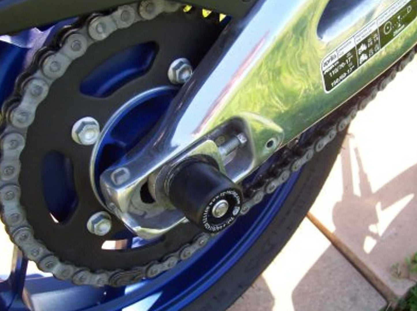 SP0017 - R&G RACING Aprilia RS125 Rear Wheel Sliders (swingarm)