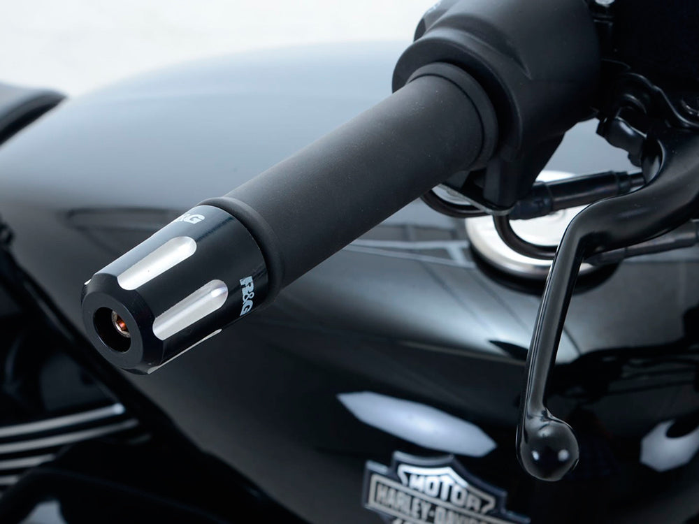 BE0100 - R&G RACING Harley Davidson Street 500/750 Handlebar End Sliders