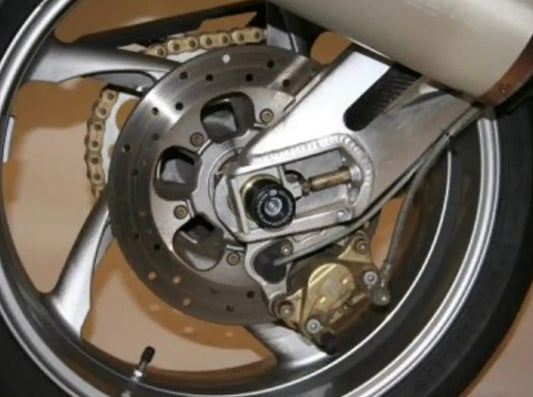 SS0024 - R&G RACING Benelli Tornado Novecento TRE Rear Wheel Sliders (paddock stand bobbins)