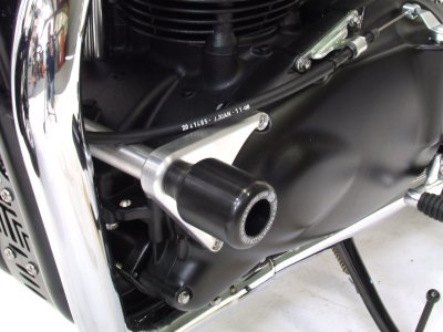 CP0259 - R&G RACING Triumph Bonneville / Thruxton 900 / Scrambler 900 Frame Crash Protection Sliders "Classic"