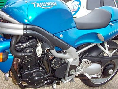 CP0089 - R&G RACING Triumph Speed Triple (97/07) Frame Crash Protection Sliders "Classic" (mid)