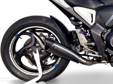 HP CORSE Honda CB1000R Slip-on Exhaust "Evoxtreme Satin Single" (low position)