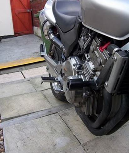 CP0087 - R&G RACING Honda CB250F Hornet Frame Crash Protection Sliders "Classic"