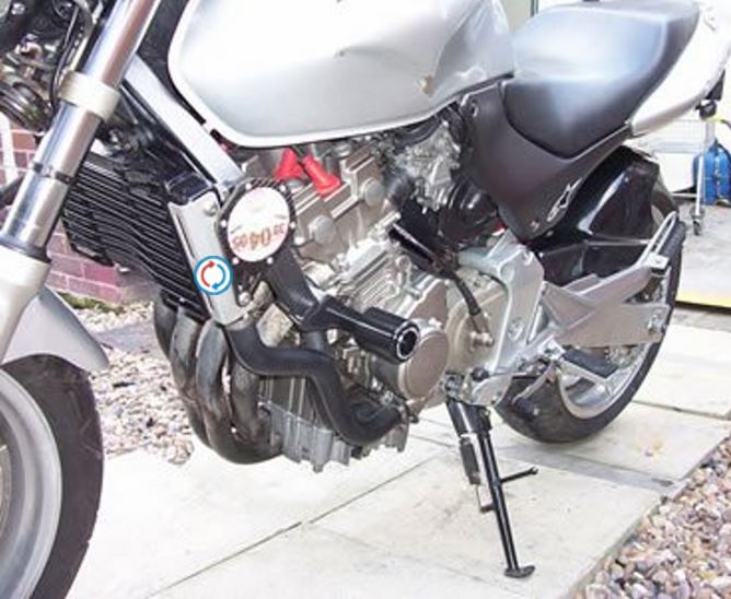 CP0087 - R&G RACING Honda CB250F Hornet Frame Crash Protection Sliders "Classic"