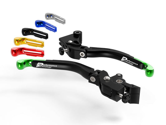 L15 - PERFORMANCE TECHNOLOGY Kawasaki Ninja Handlebar Levers Set "Evo"