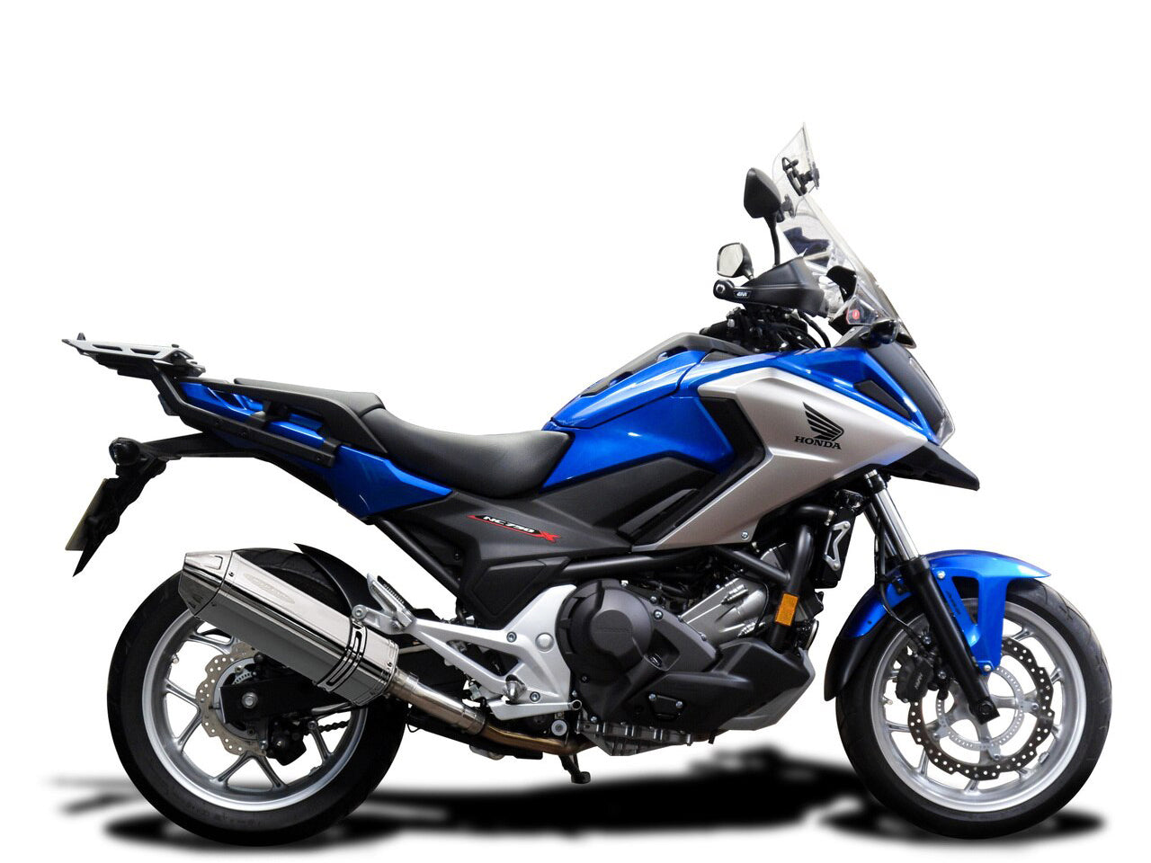 DELKEVIC Honda NC700 / NC750 (12/19) Slip-on Exhaust 13" Tri-Oval