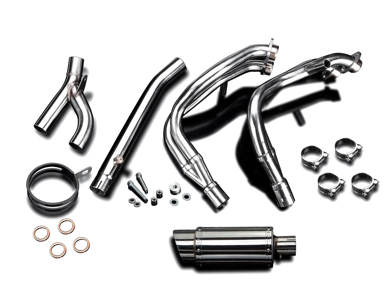 DELKEVIC Suzuki GSXR1300 Hayabusa (99/07) Full 4-1 Exhaust System with Mini 8" Silencer