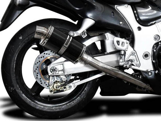 DELKEVIC Suzuki GSXR1300 Hayabusa (99/07) Full 4-1 Exhaust System with DS70 9" Carbon Silencer