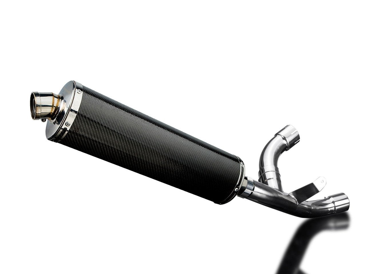 DELKEVIC Ducati Supersport 939 (17/20) De-Cat Slip-on Exhaust Stubby 18" Carbon