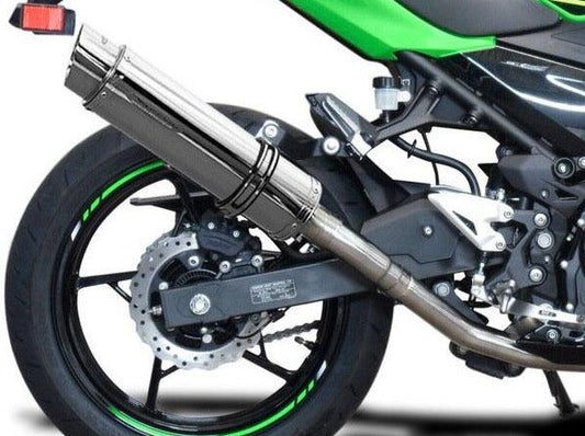 DELKEVIC Kawasaki Ninja 400 / Z400 Full Exhaust System with SL10 14" Silencer