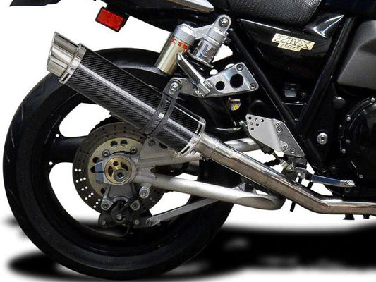 DELKEVIC Kawasaki ZRX1100 / ZRX1200 Full Exhaust System DL10 14" Carbon