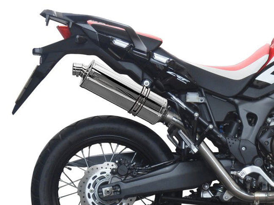 DELKEVIC Honda CRF1000L Africa Twin (16/19) Full 2-1 Exhaust System with Stubby 14" Silencer