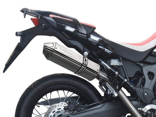 DELKEVIC Honda CRF1000L Africa Twin (16/19) Full 2-1 Exhaust System with 13" Tri-Oval Silencer