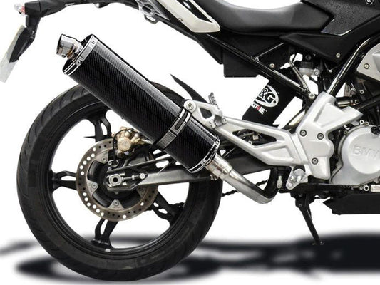 DELKEVIC BMW G310R (16/19) Full Exhaust System Stubby 18" Carbon