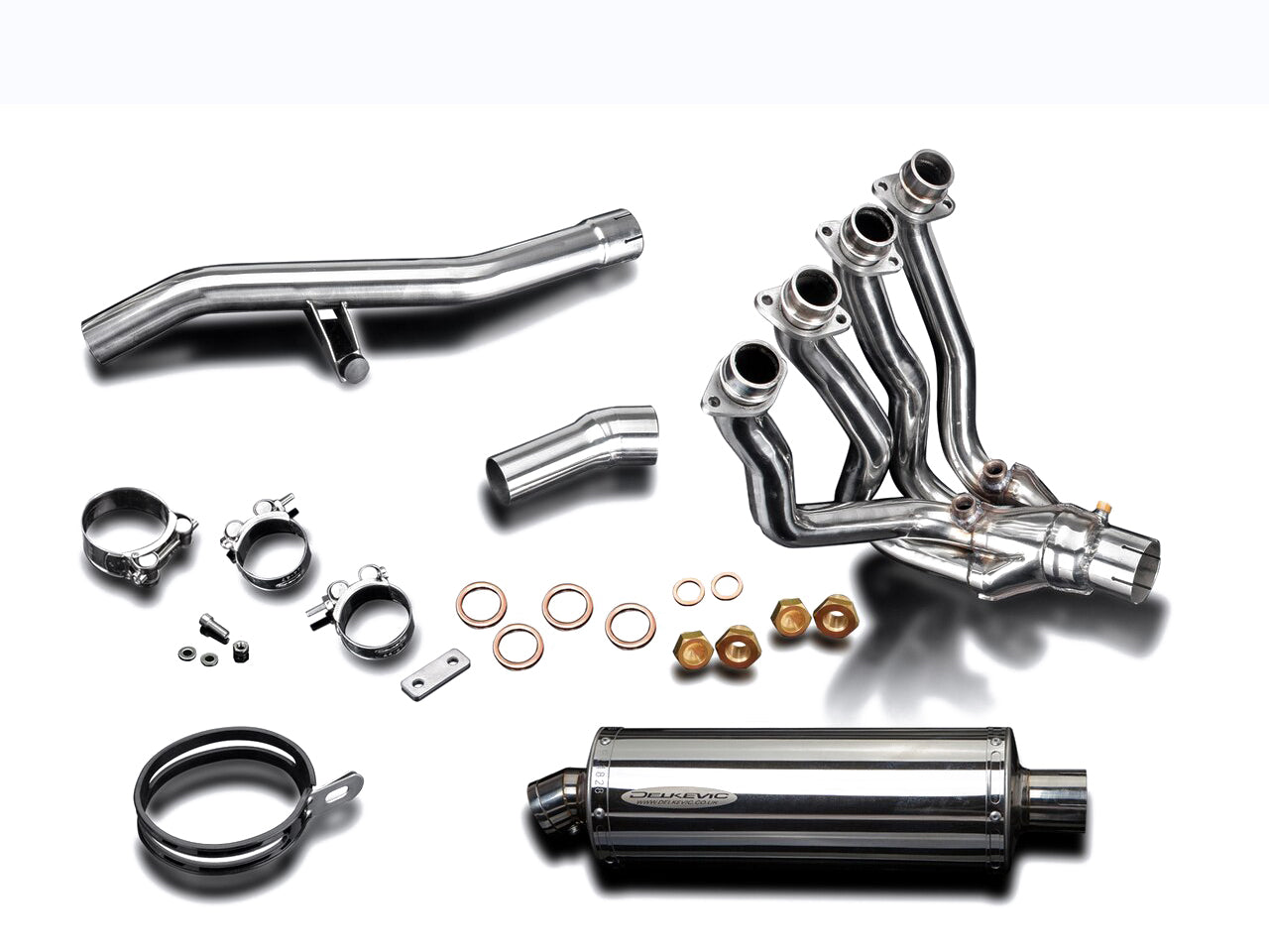 DELKEVIC Kawasaki GTR1400 / Concours 14 Full Exhaust System Stubby 14"
