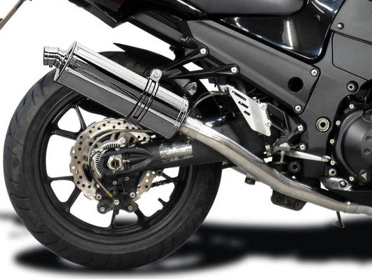 DELKEVIC Kawasaki Ninja ZX-14 (08/11) Full Exhaust System with Stubby 14" Silencers