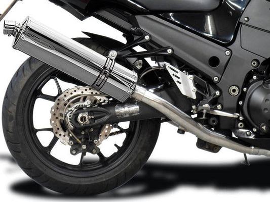 DELKEVIC Kawasaki Ninja ZX-14 (08/11) Full Exhaust System with Stubby 18" Silencers