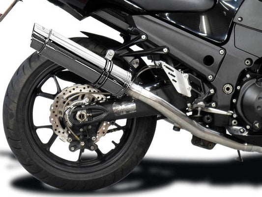DELKEVIC Kawasaki Ninja ZX-14 (08/11) Full Exhaust System with SL10 14" Silencers