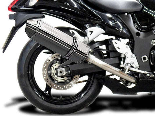 DELKEVIC Suzuki GSXR1300 Hayabusa (08/20) Full De-Cat 4-2 Exhaust System with 13" Tri-Oval Silencers