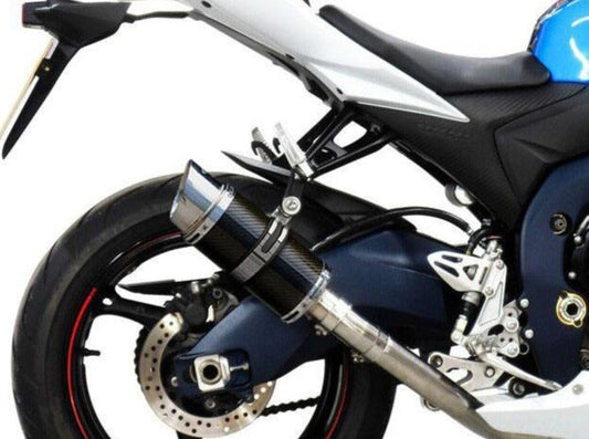 DELKEVIC Suzuki GSX-R1000 (12/16) Full Exhaust System with Mini 8" Carbon Silencer