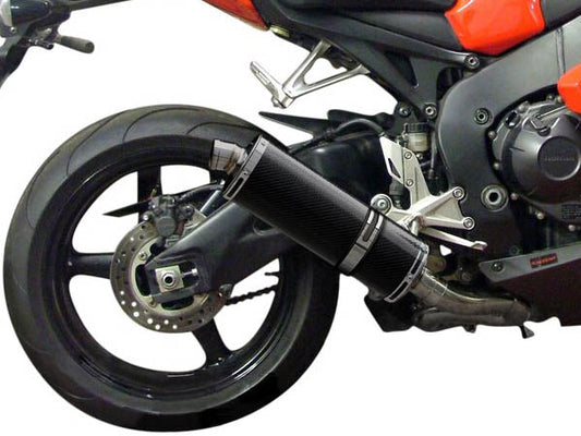 DELKEVIC Honda CBR1000RR (08/16) Slip-on Exhaust Stubby 14" Carbon