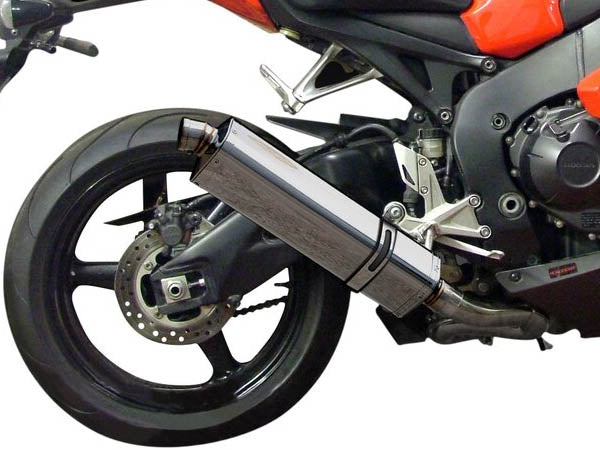 DELKEVIC Honda CBR1000RR (08/16) Slip-on Exhaust Stubby 17" Tri-Oval